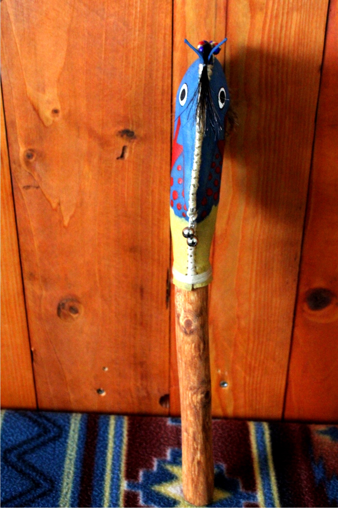Horse Totem Rattle, Native American - Imagen 8