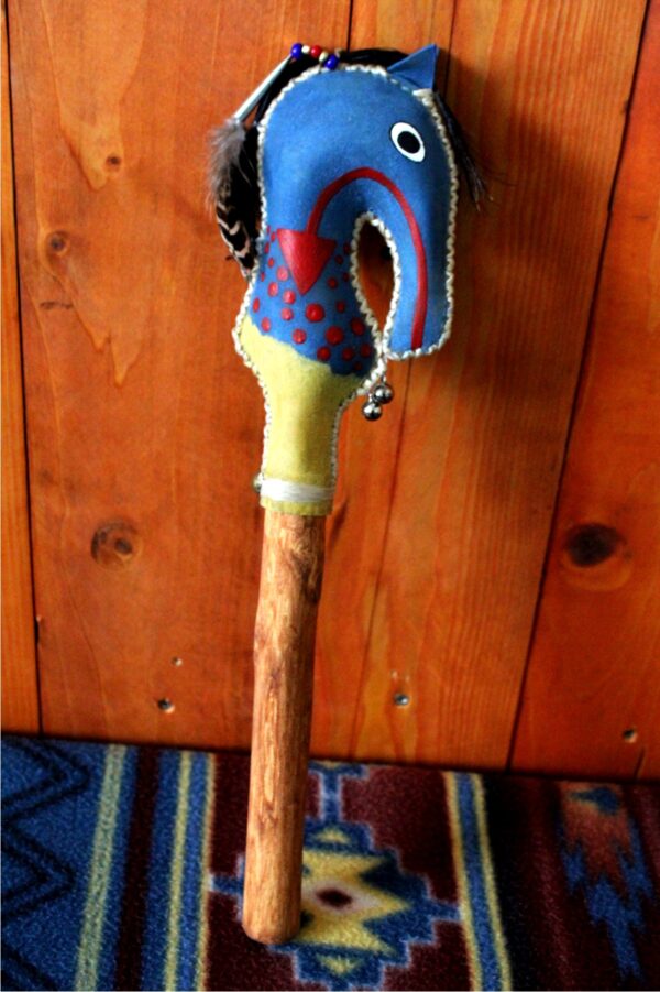 Horse Totem Rattle, Native American - Imagen 6