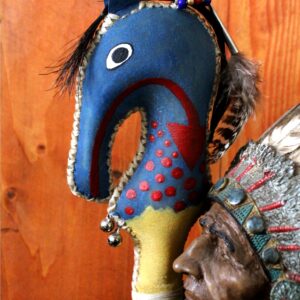 Horse Totem Rattle, Native American