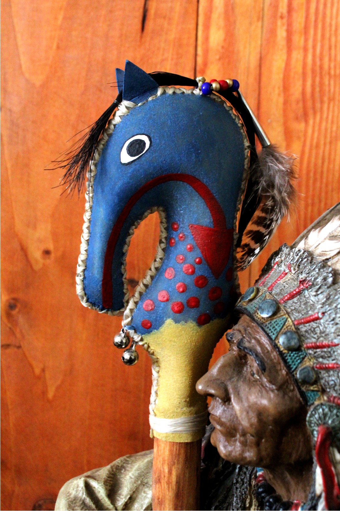 Horse Totem Rattle, Native American