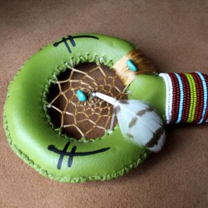 Dreamcatcher Circular Rattle, Native American