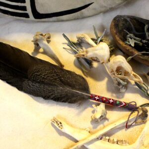Spiritual Prayer Feather, Smudge Feather Native