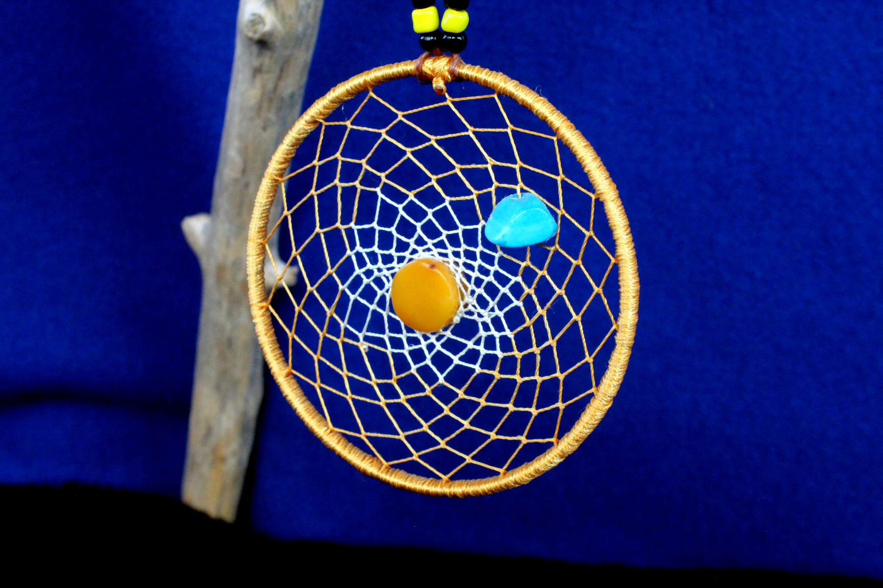 Dream Catcher With Amber, Native American - Imagen 4