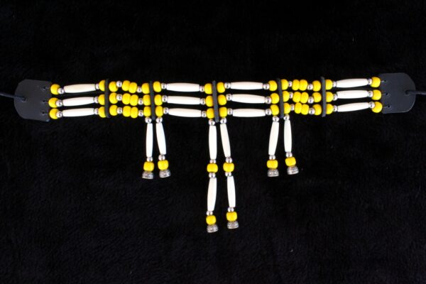 Traditional Lakota Choker, Native American - Yellow - Imagen 5