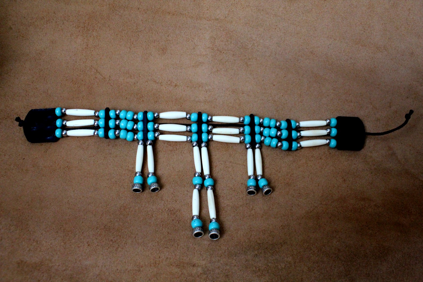 Traditional Lakota Choker, Native American - Turquoise - Imagen 6
