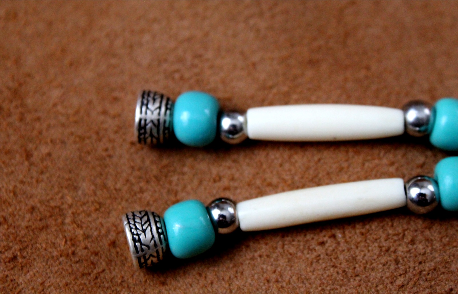 Traditional Lakota Choker, Native American - Turquoise - Imagen 2