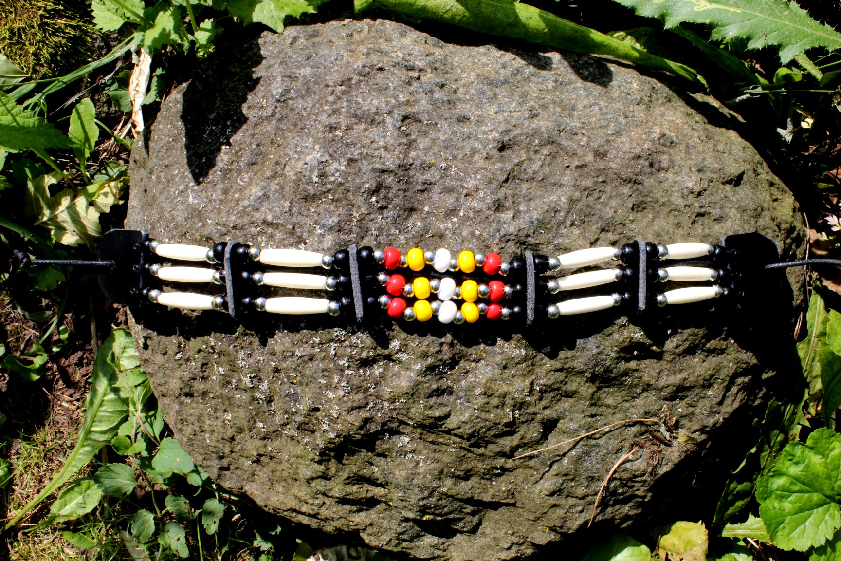 Traditional Lakota Choker 4 Directions Native American - Imagen 6