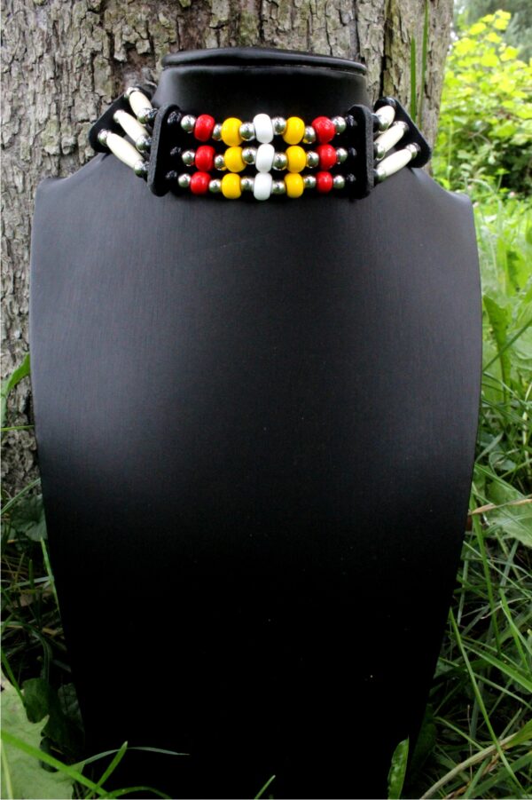 Traditional Lakota Choker 4 Directions Native American - Imagen 5