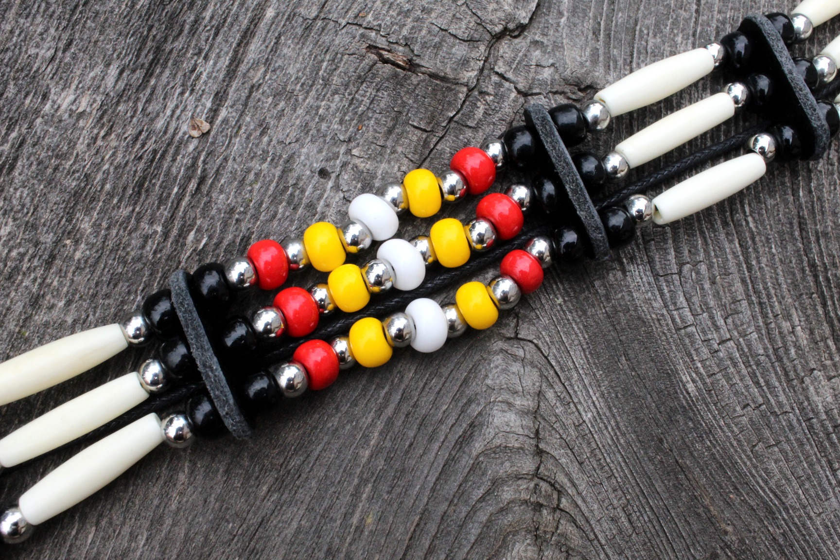 Traditional Lakota Choker 4 Directions Native American - Imagen 4