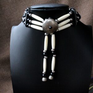 Traditional Lakota Choker, Black Native American