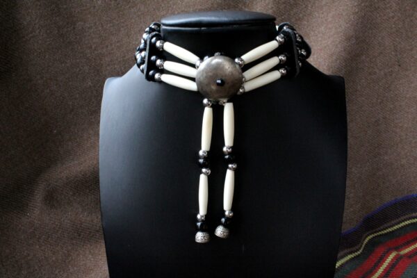Traditional Lakota Choker, Black Native American
