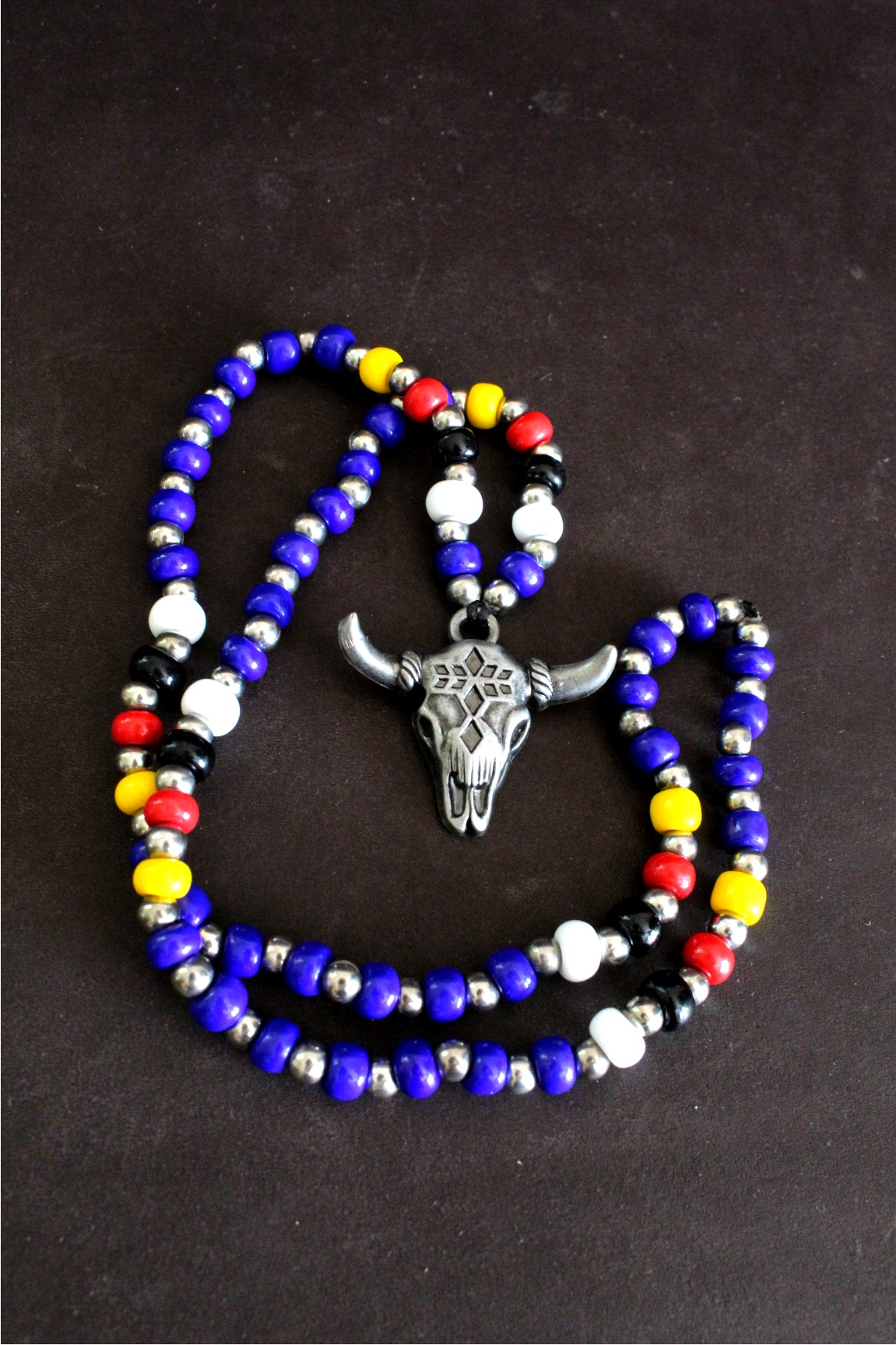 Buffalo Head Necklace, Native American - Imagen 6
