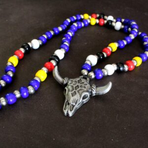 Buffalo Head Necklace, Native American
