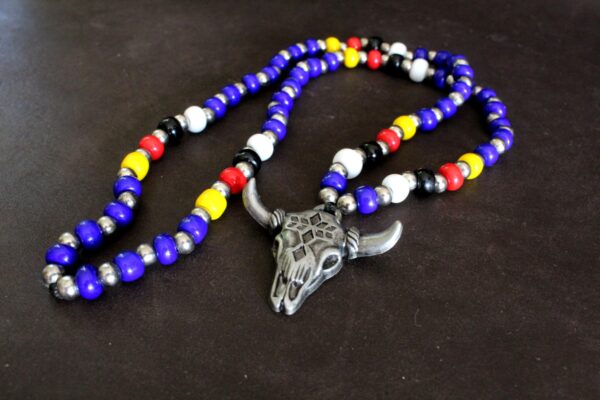 Buffalo Head Necklace, Native American