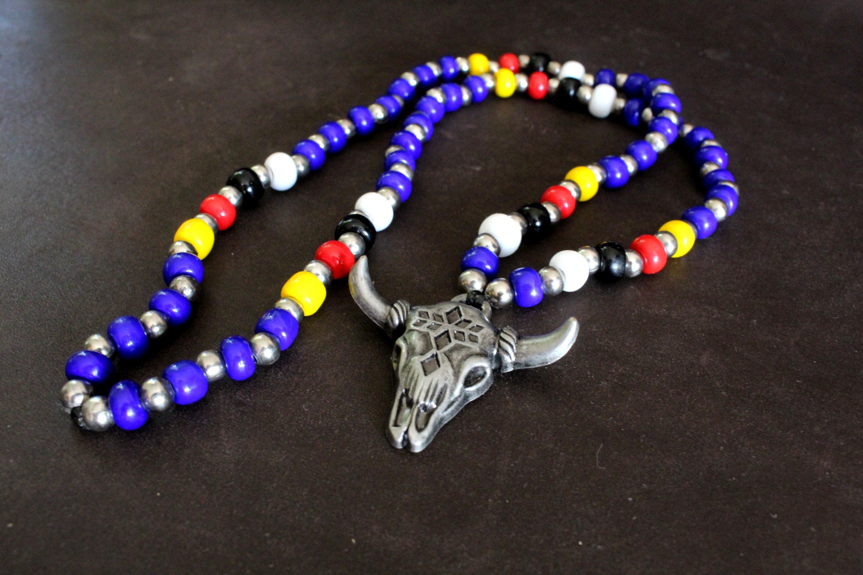 Buffalo Head Necklace, Native American
