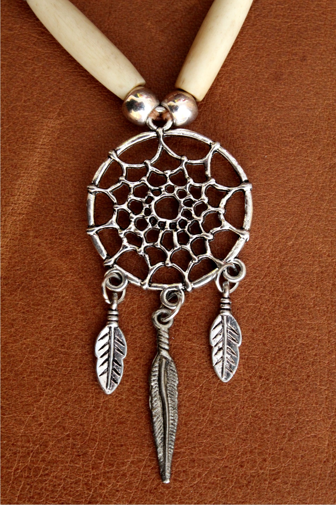 Dream Catcher Necklace, Native American - Imagen 4