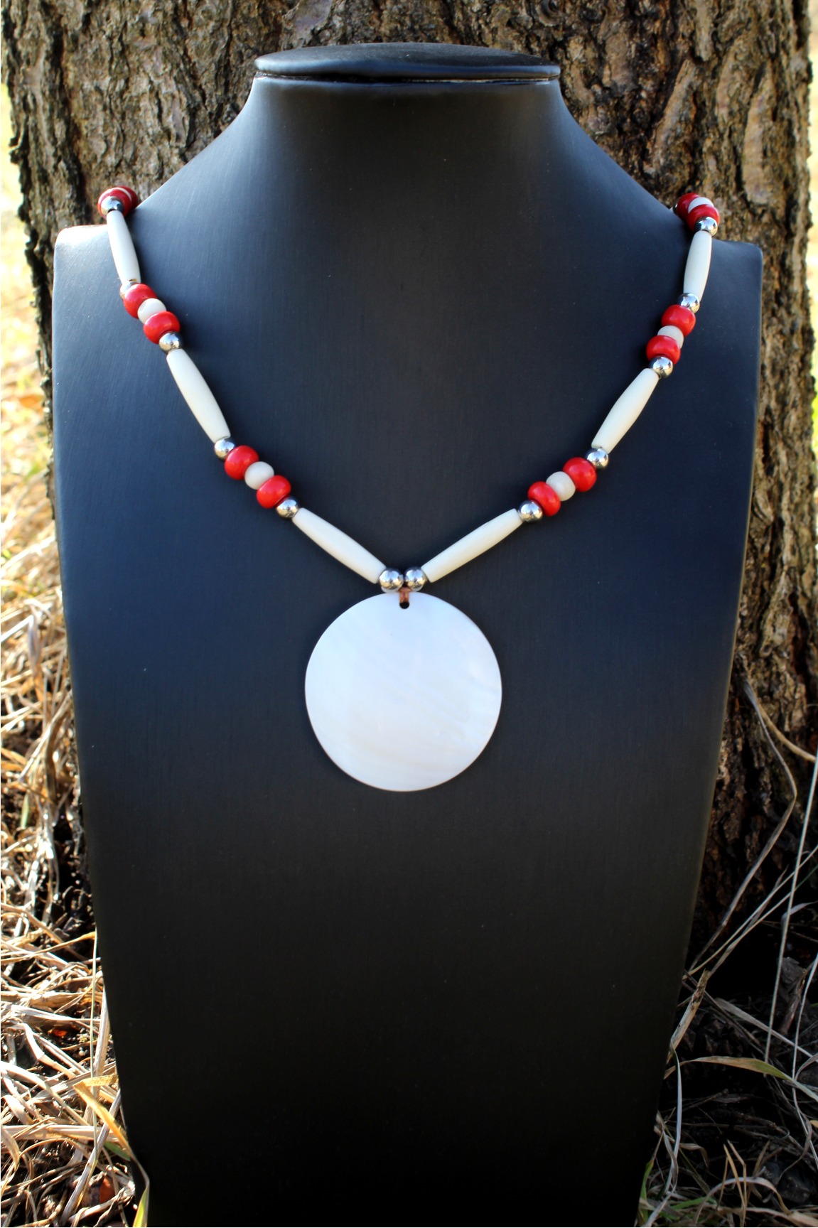 Mother of Pearl Native Necklace - Imagen 6