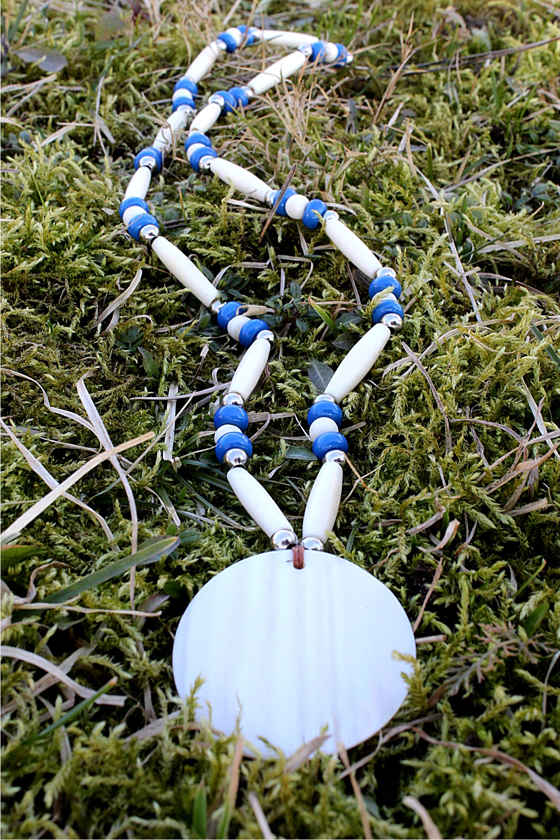 Mother of Pearl Native Necklace - Imagen 5
