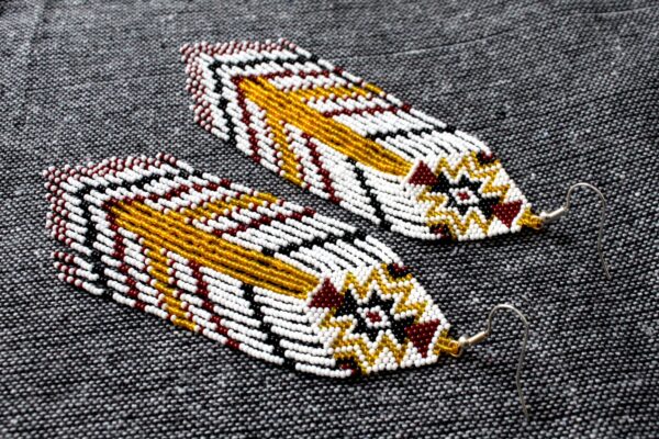 Lakota Style Earrings Native American - Imagen 4