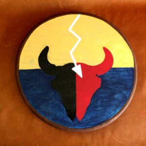 Buffalo Skull Shield, Native Style