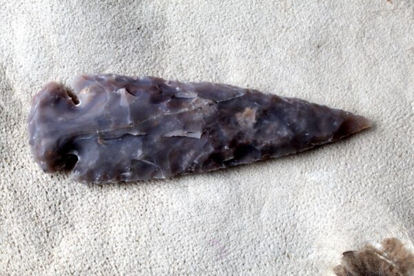 Flint Striped Arrowhead, Native American - Imagen 4