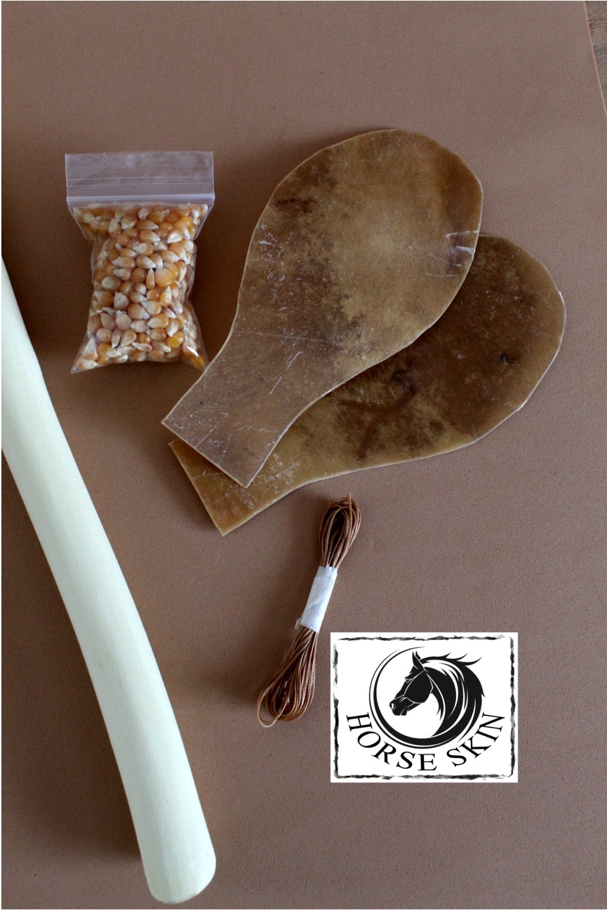 Rattle Kit Horse Rawhide Native American