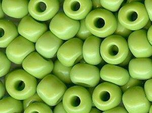 Green Crow Beads