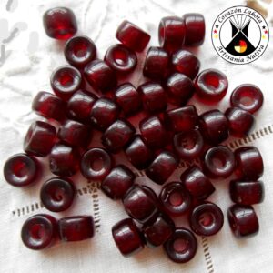 Red Crystal Crow Beads