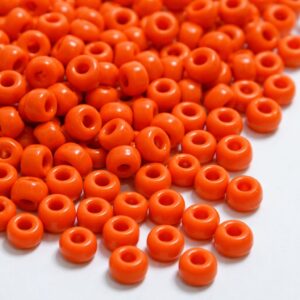 Orange Crow Beads