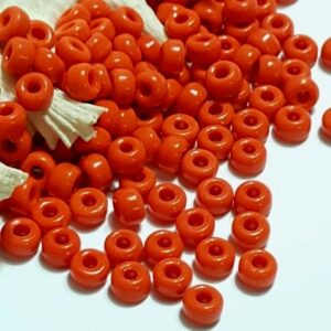 Orange Crow Beads