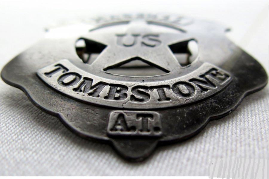 U.S Marshall Tombstone Badge
