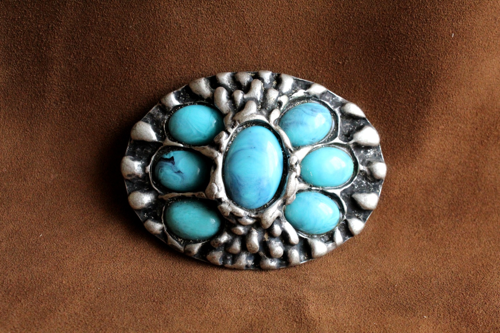 Zuni Style Buckle, Native American - Imagen 5