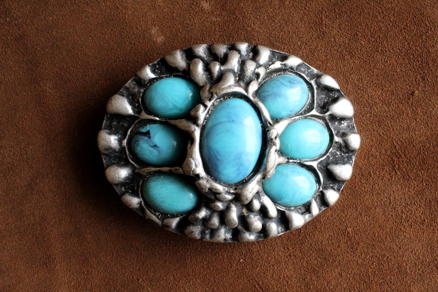 Zuni Style Buckle, Native American