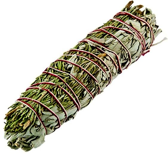 Sage Rosemary Smudge 10 cm - Imagen 2