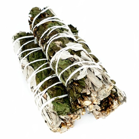 White Sage Pippermint Bundle 10 cm. - Imagen 3