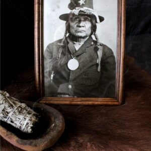 Tasawi Comanche Chief, Image with Frame Included