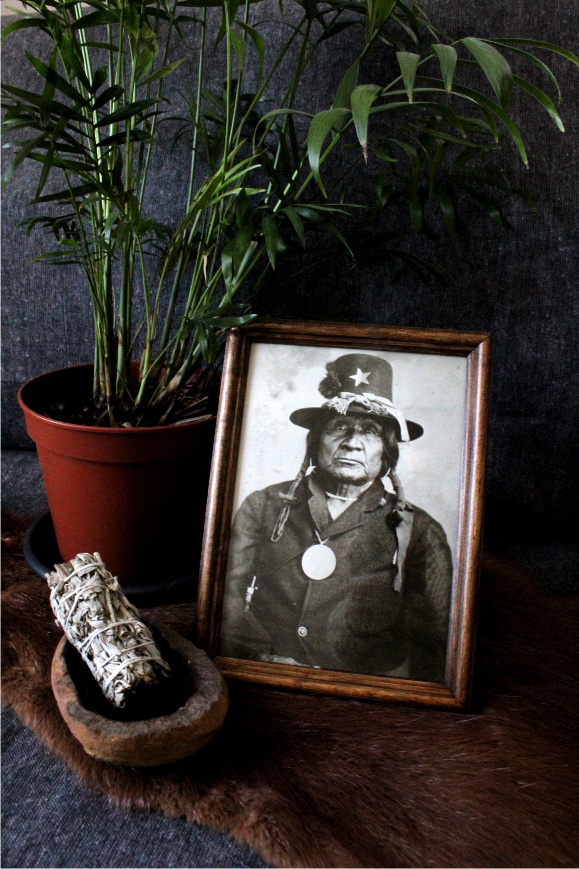Tasawi Comanche Chief, Image with Frame Included - Imagen 4