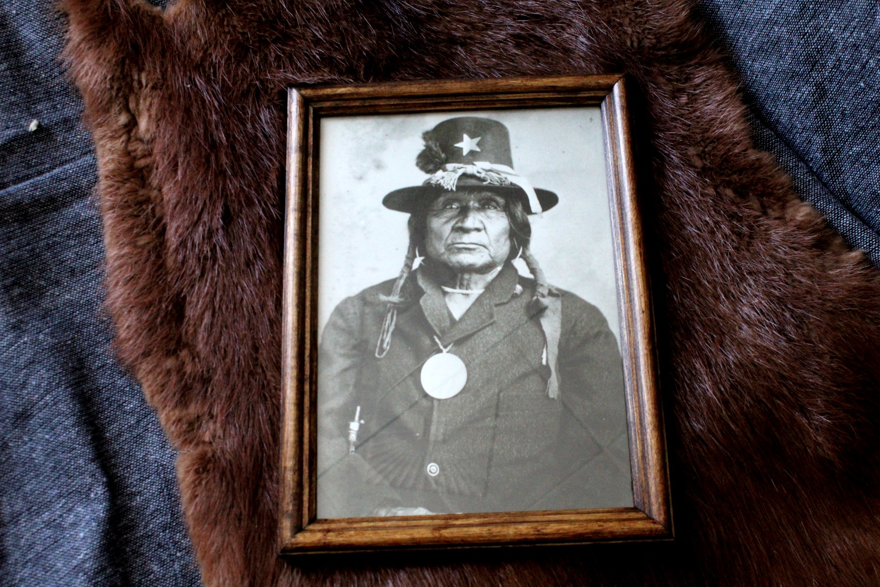 Tasawi Comanche Chief, Image with Frame Included - Imagen 2