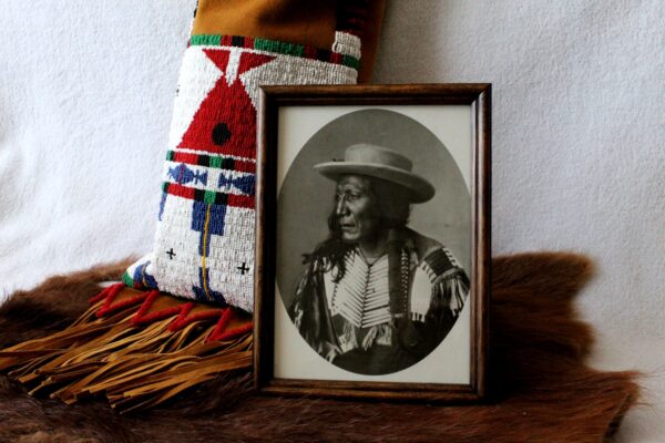 High Wolf Lakota Chief, Image with Frame Included - Imagen 3