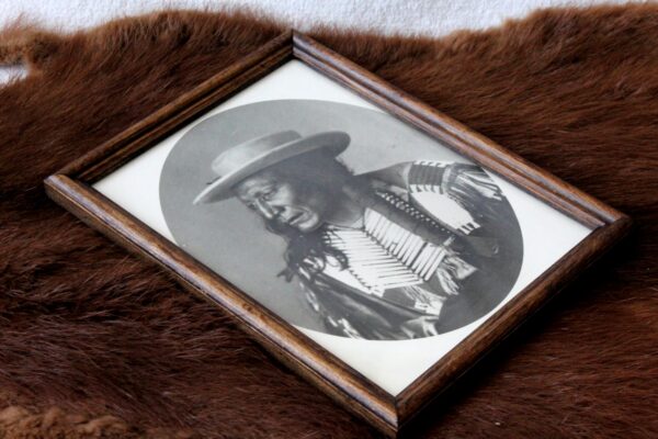 High Wolf Lakota Chief, Image with Frame Included - Imagen 2