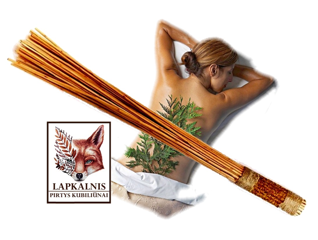 Willow and amber brushes, 50 cm.