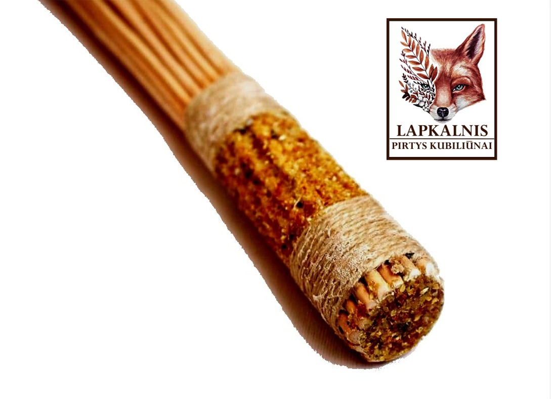 Willow and amber brushes, 50 cm. - Imagen 3