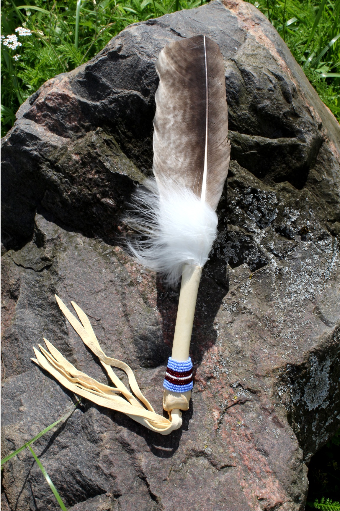 Smudge Feather, Spiritual Prayer Feather - Imagen 4