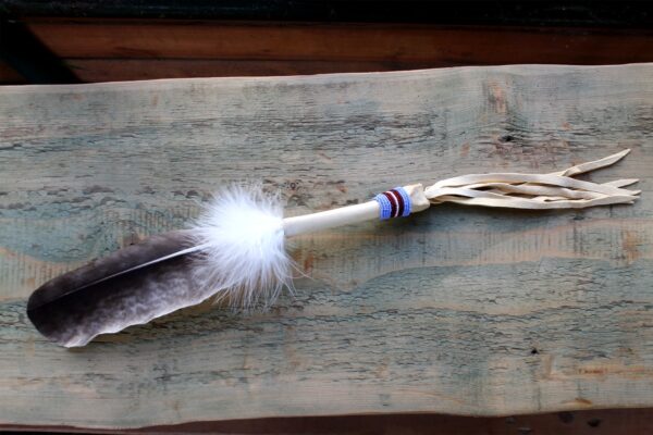 Smudge Feather, Spiritual Prayer Feather - Imagen 2