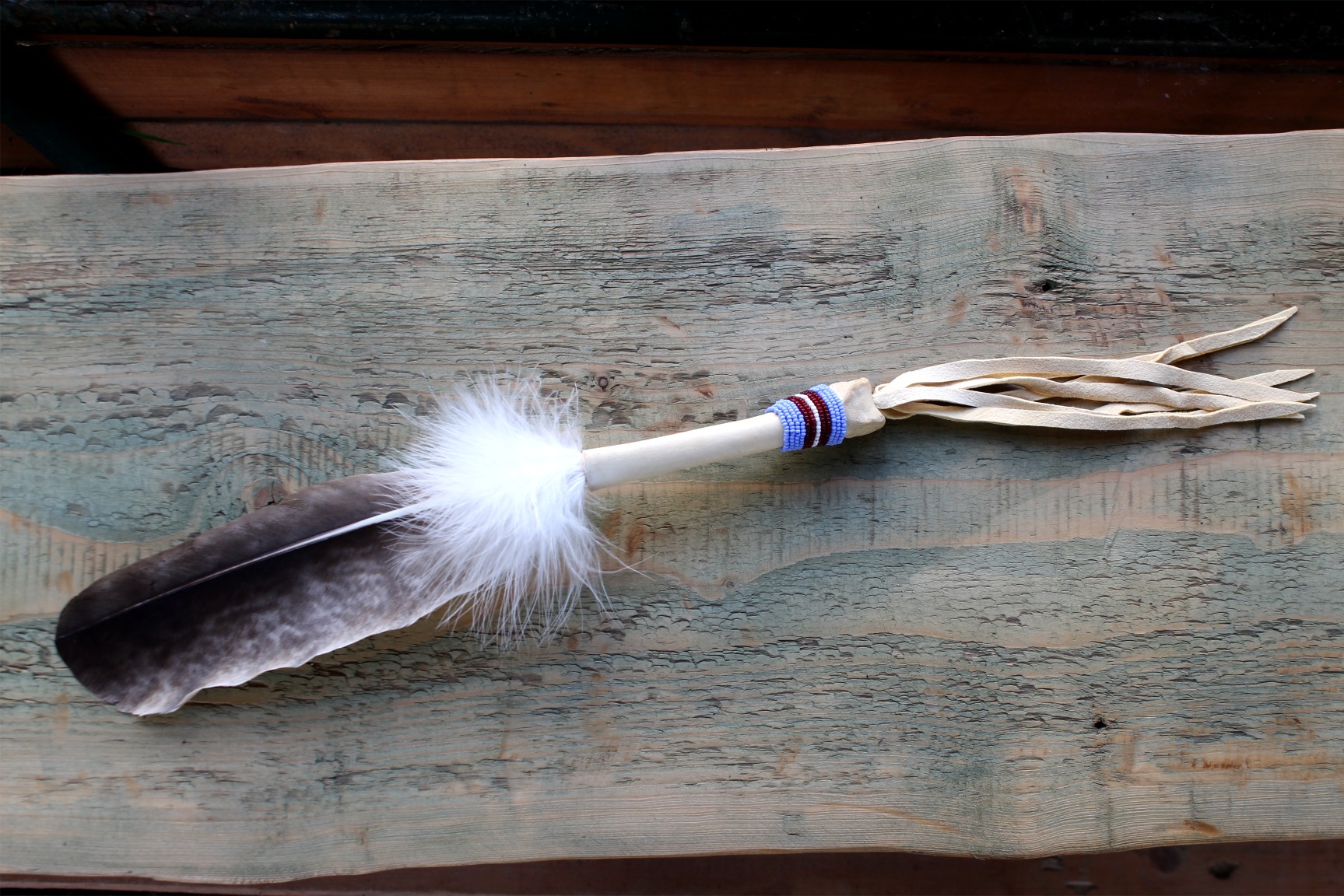 Smudge Feather, Spiritual Prayer Feather - Imagen 2