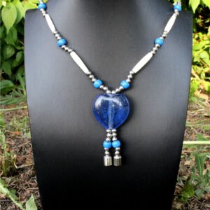 Sea Heart Necklace, Native American Style