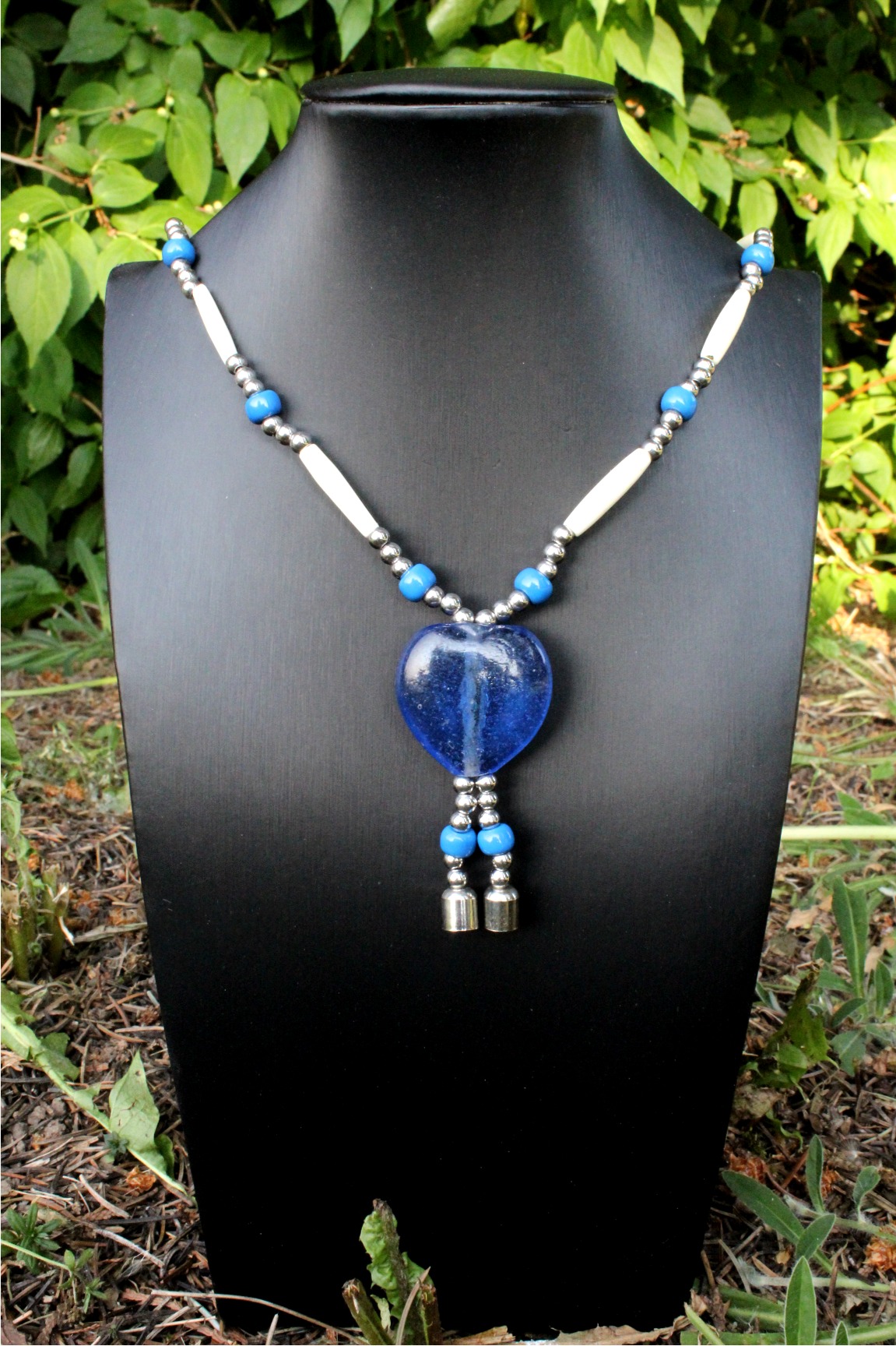 Sea Heart Necklace, Native American Style