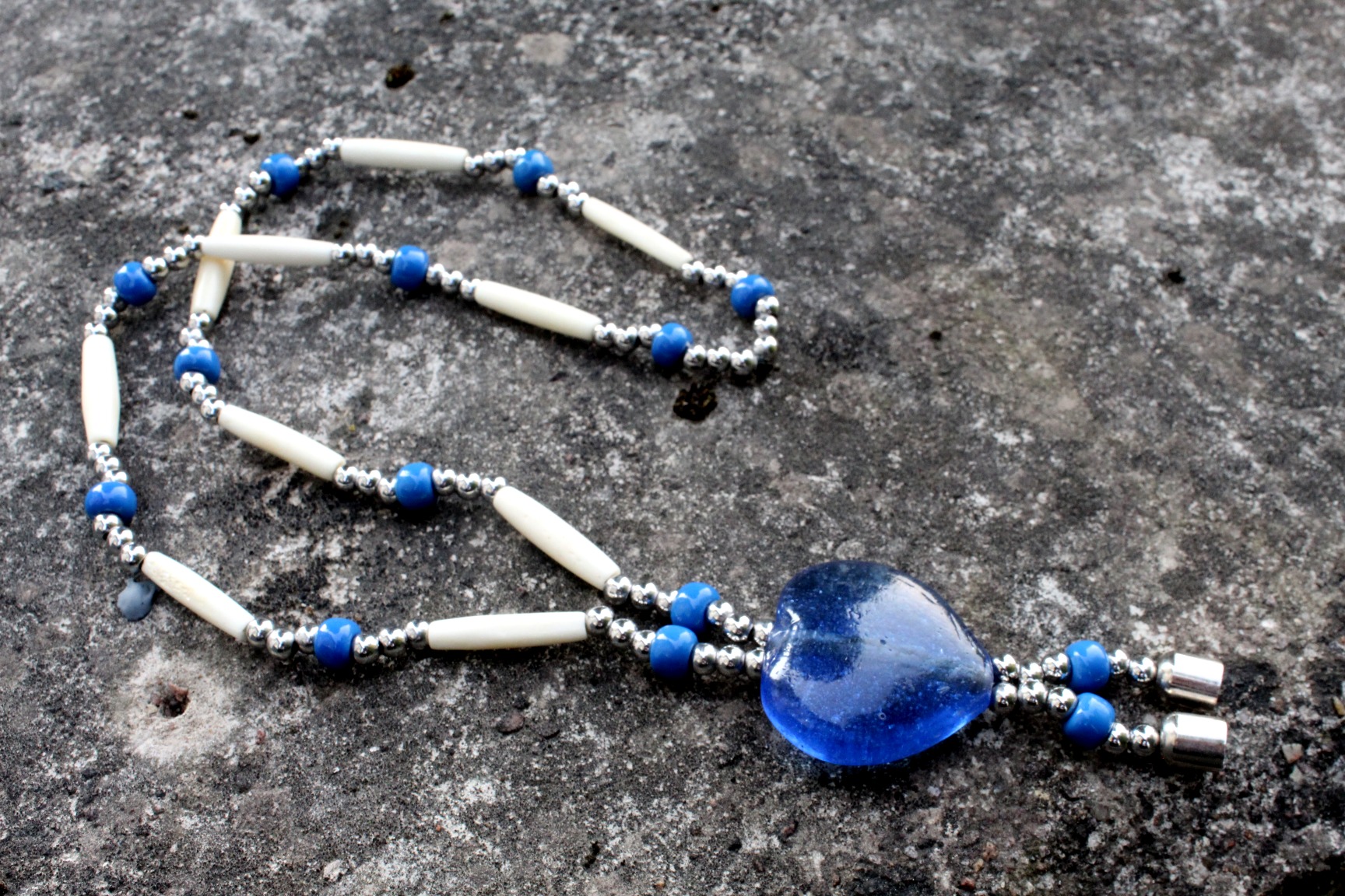 Sea Heart Necklace, Native American Style - Imagen 2