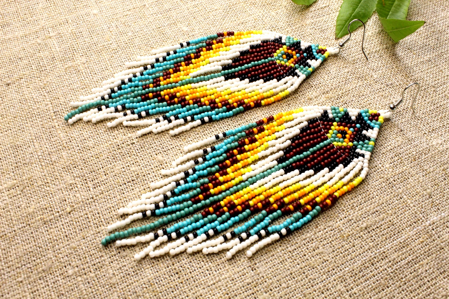 Kiowa Style Earrings Native American