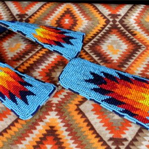 Traditional Lakota Tie, Beadwork Native American